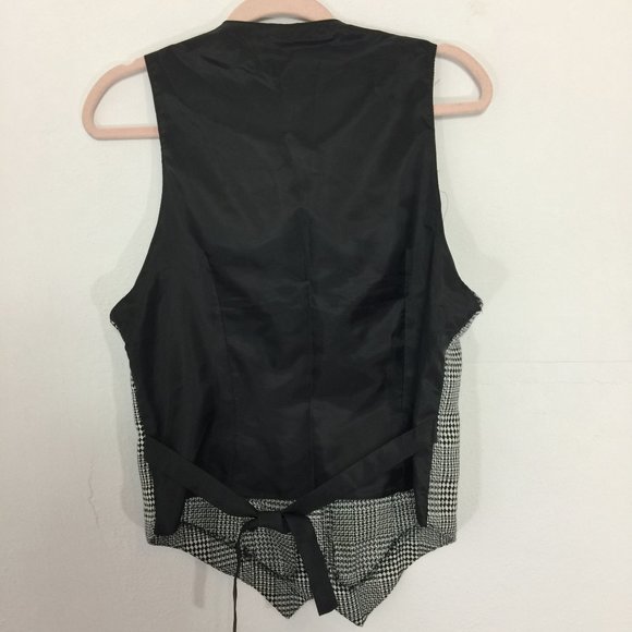 Toni Garment CC Magic Vest Tuxedo Vintage BOHO Med - Picture 2 of 7